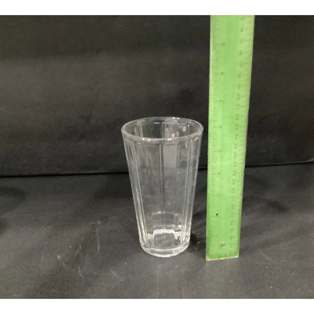 Libbey Tall Paneled Clear Highball Glass Tumbler 6